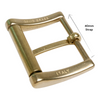Italian Buckle - Solid Brass Roller Buckle (40mm)