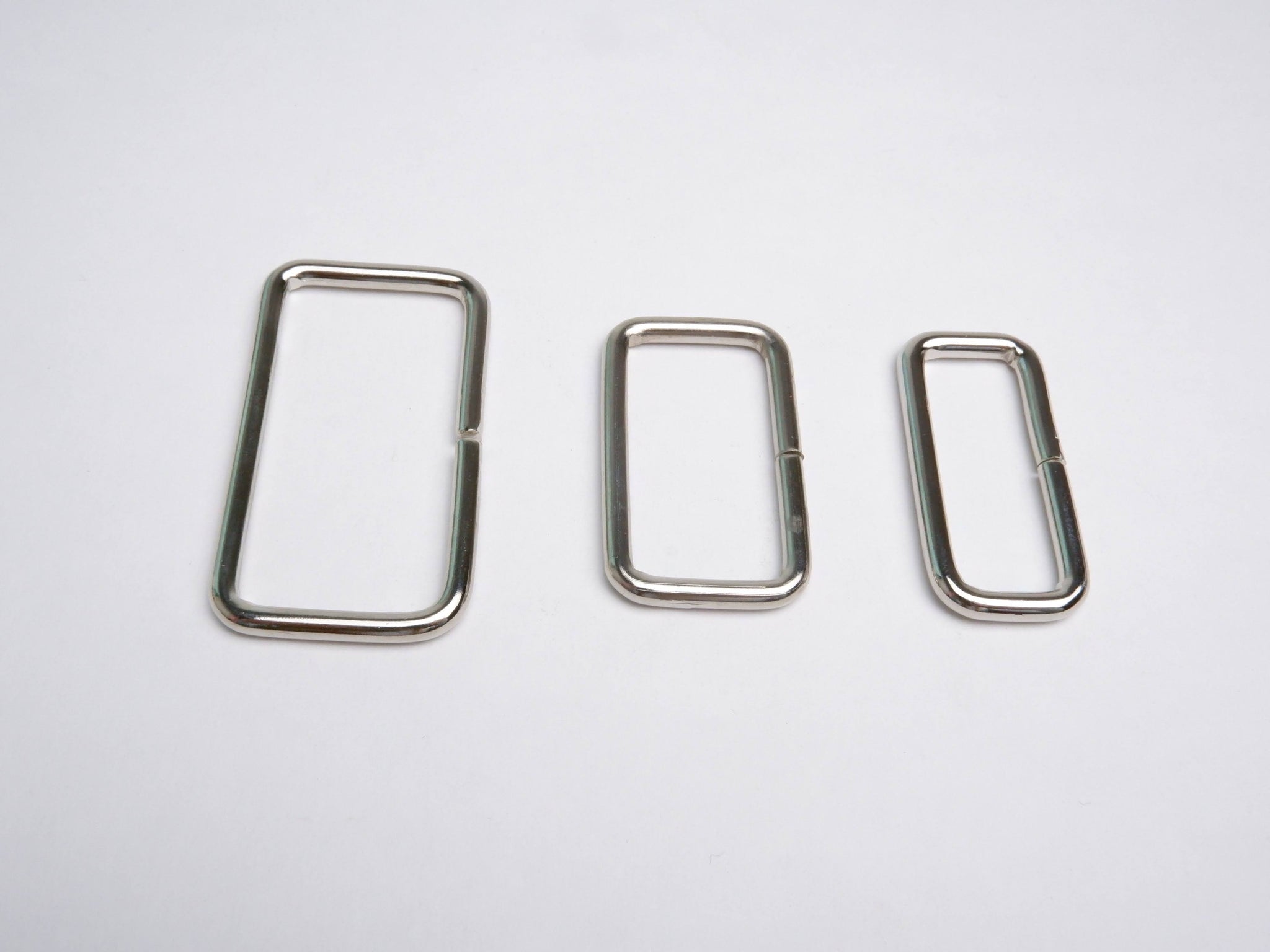 Rectangular Strap Keeper - Nickel