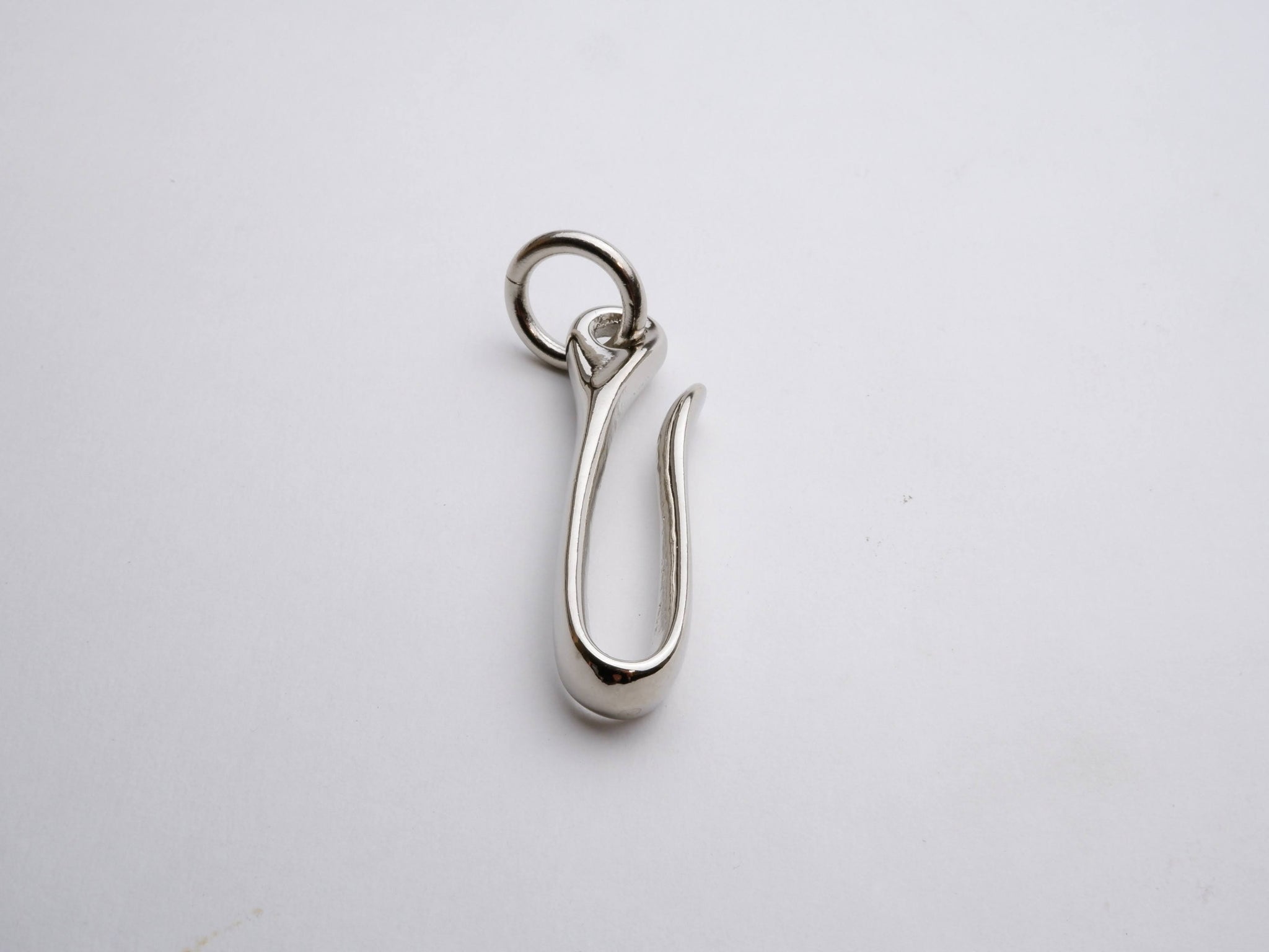 Kyoshin Elle - Japanese Nickel Fish Hook Key Chain / Jump Ring and Hook (59.5mm) Medium