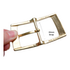 Italian Buckle - Solid Brass Double Bracket (35mm)