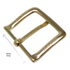 Italian Buckle - Brass (40mm)