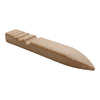 Flat Leather Edge Slicker - Beech Wood