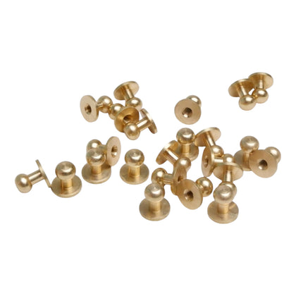 Sam Browne Studs - Brass / Nickel