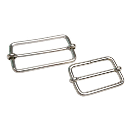 Bag Strap Adjusters / Sliding Bar Buckle - Nickel