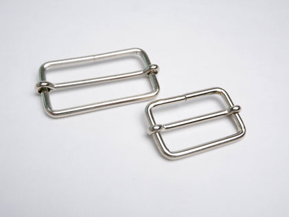 Bag Strap Adjusters / Sliding Bar Buckle - Nickel
