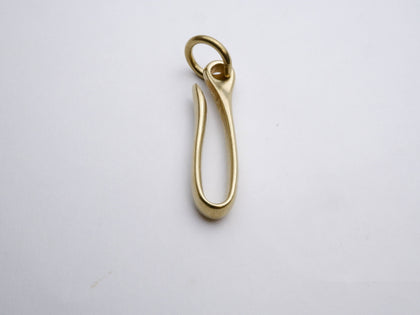 Kyoshin Elle - Japanese Brass Fish Hook Key Chain / Jump Ring and Hook (71mm) - Large