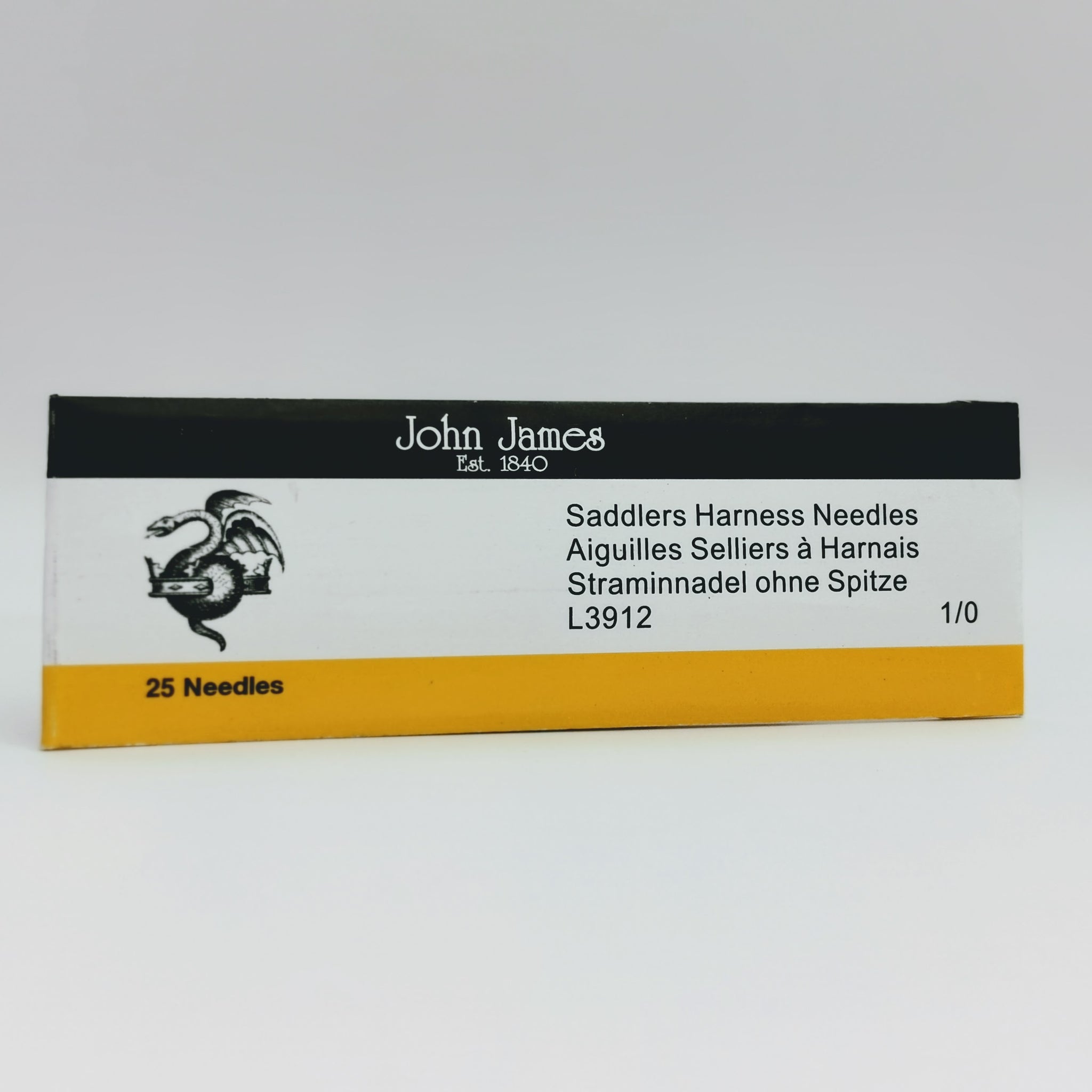 John James Saddlers Hand Needles - Size 1 - 25/Pack